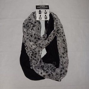 JADE & DEER 2 PACK INFINITY LOOP SCARVES